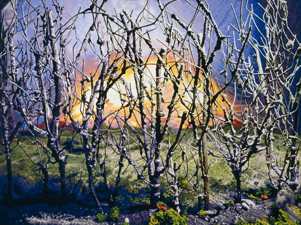Philipp Fröhlich, (110L), 2009, tempera on canvas, 210 x 280 cm