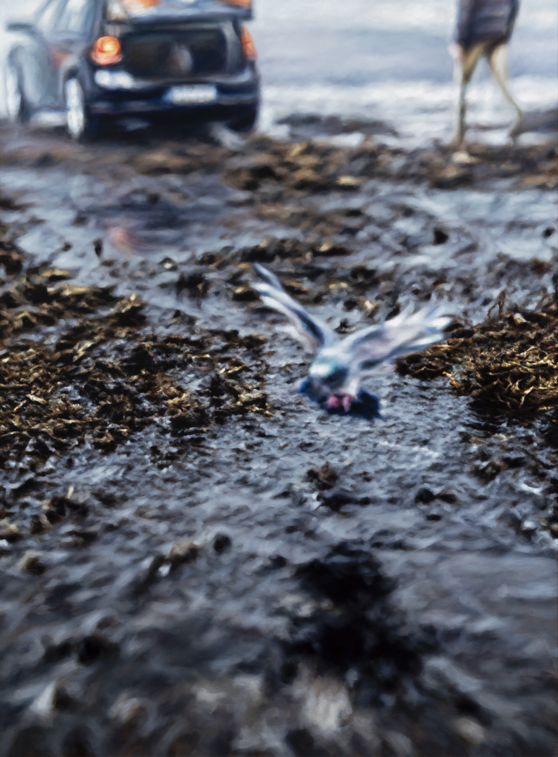 Philipp Fröhlich's painting La Cavale I (335L), 2021, 195 x 145 cm, oil on canvas, 195 x 145 cm