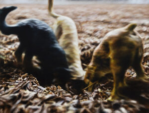 Philipp Fröhlich The_Grubbing (283L), 2020, oil on canvas, 145 x 110 cm