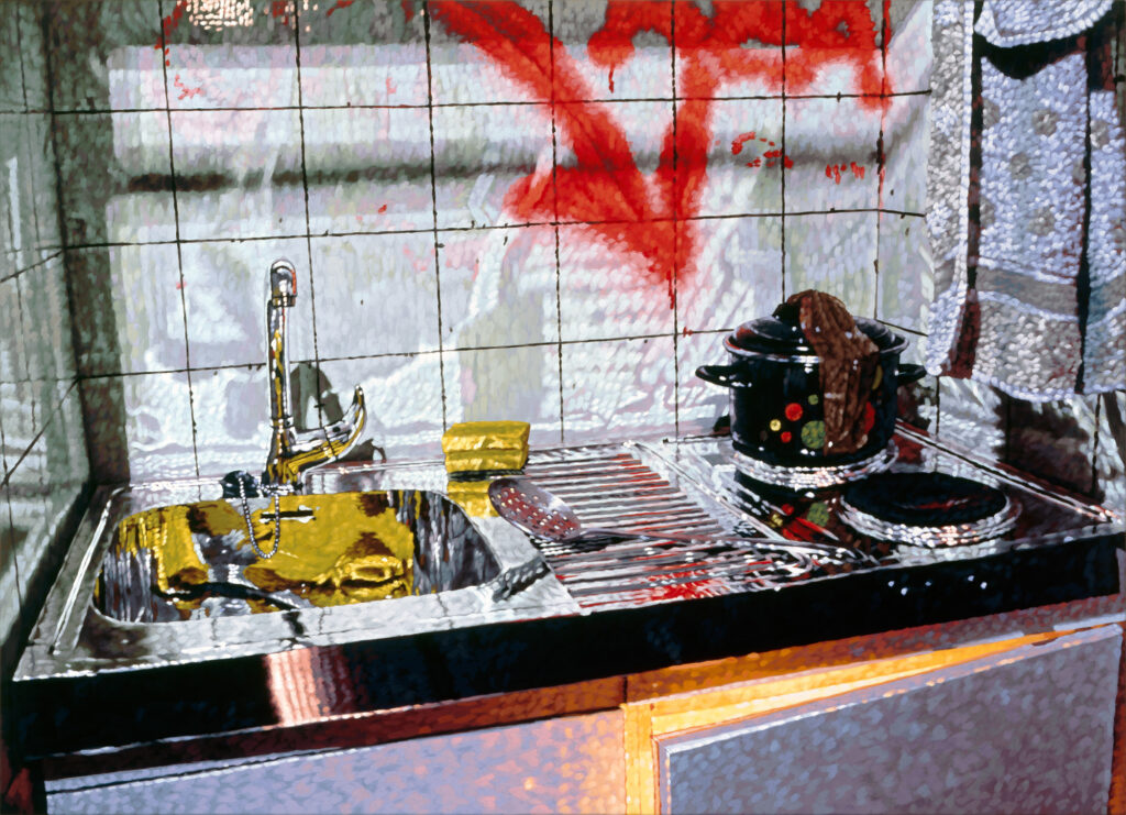 Philipp Fröhlich's tempera painting (105L) from 2008