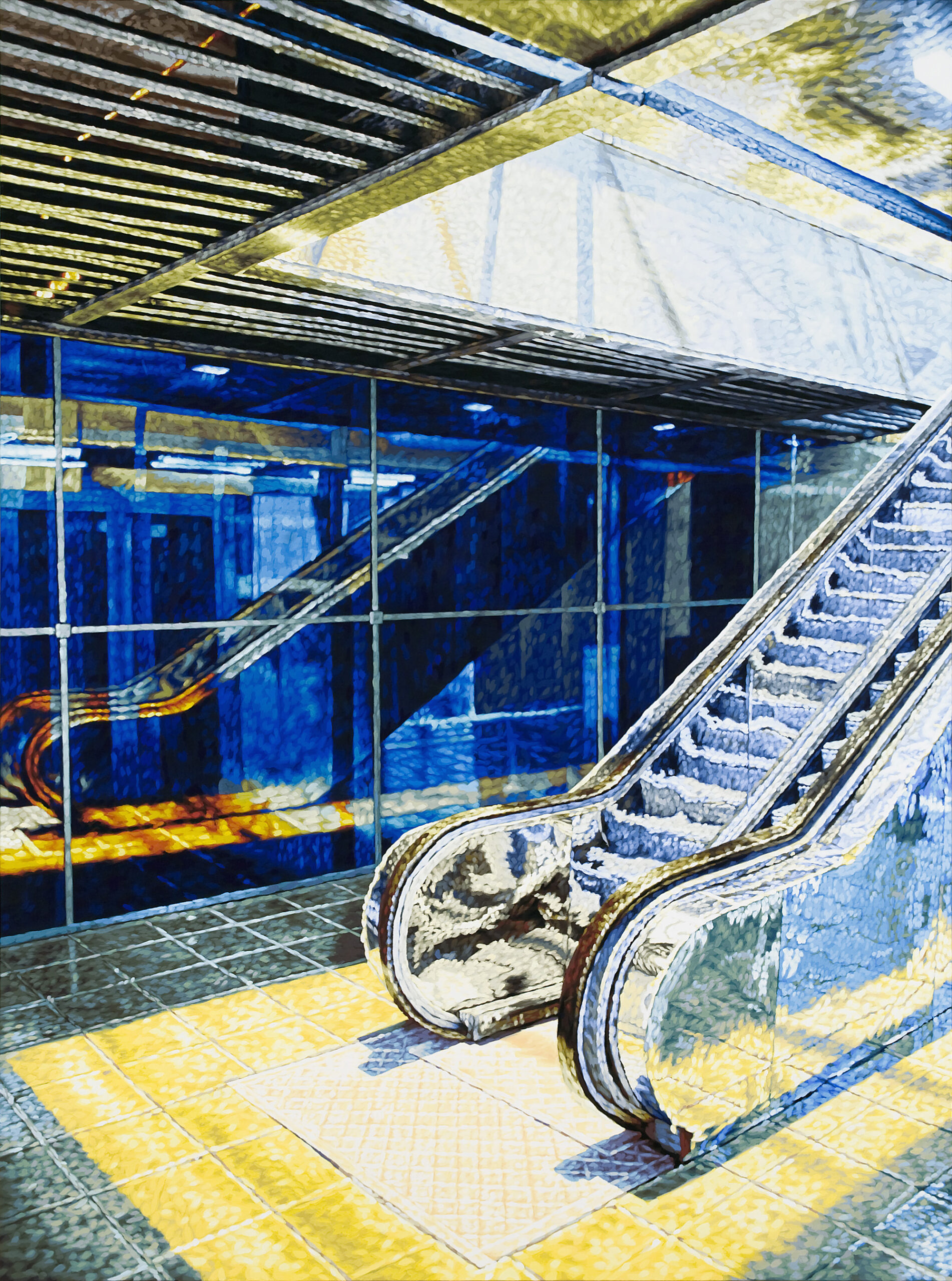 Philipp Fröhlich (118L), 2011, tempera on canvas, 195 x 145 cm