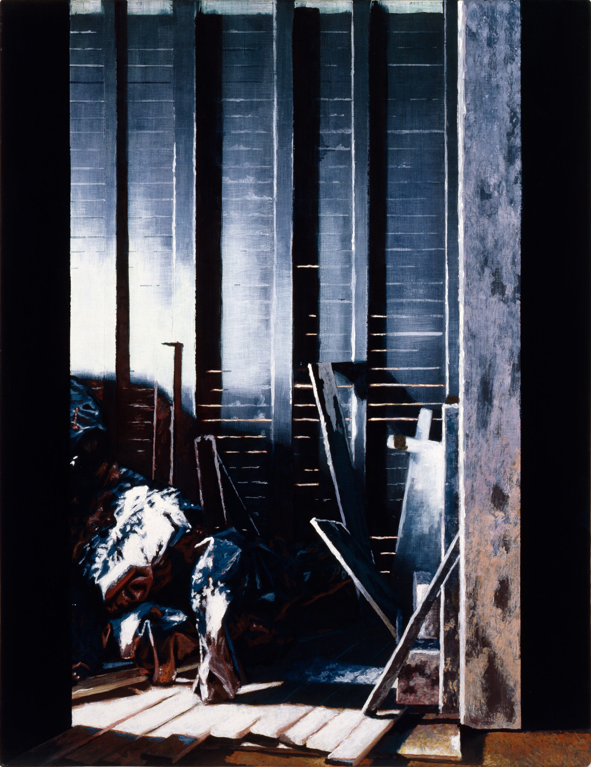Philipp Fröhlich's Exvoto (004H), 2003, tempera on panel, 45,5 x 35 cm