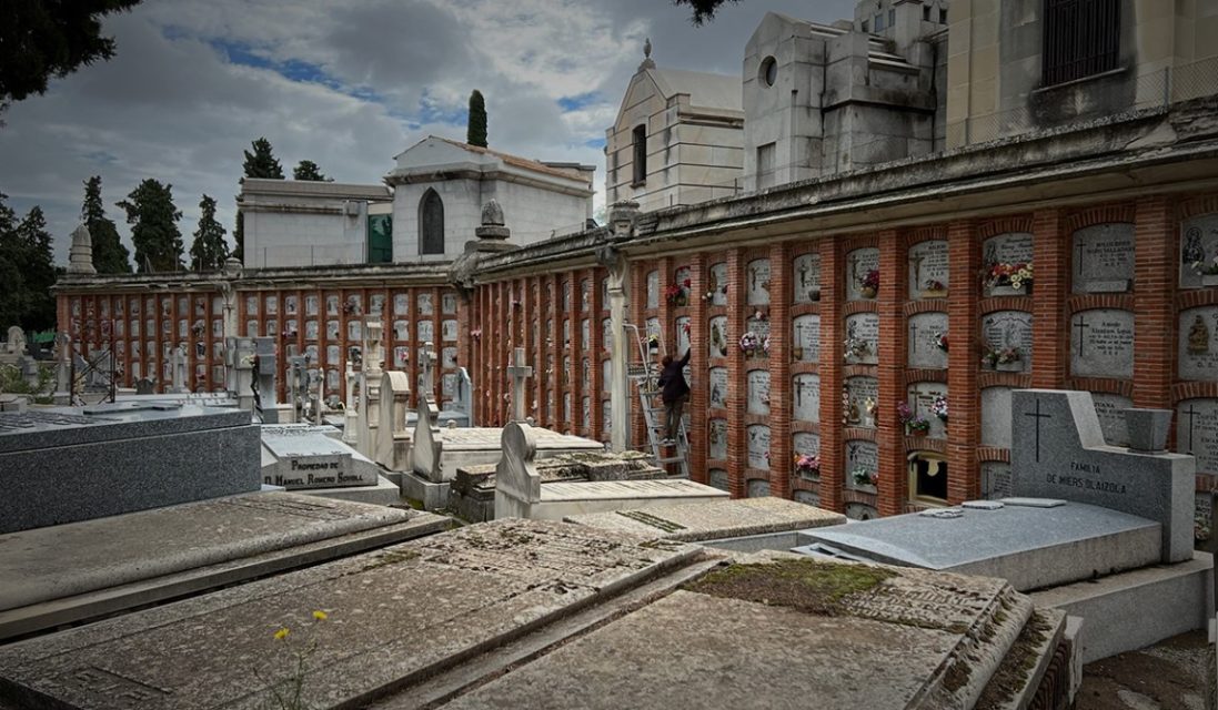 Niches at Cementerio de la Almudena, Madrid.