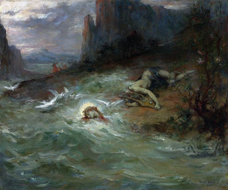 Henri Léopold Lévy, The Death of Orpheus, 1866.