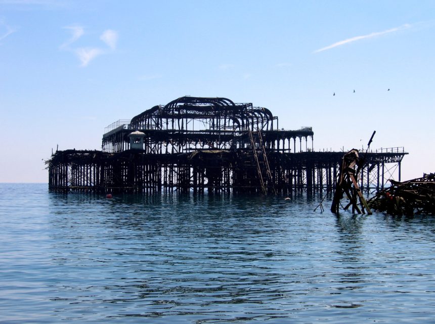 It was finally destroyed by a fire in 2003.