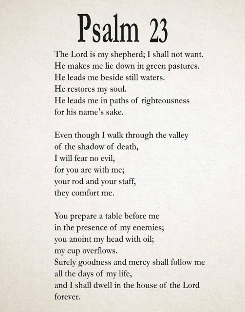During a television interview, Armin Meiwes expresses a particular attachment to Psalm 23. Divine presence is imagined as constant nourishment and protection, leaving no space for abandonment.