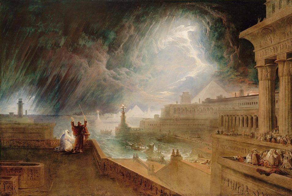 John Martin, La séptima plaga de Egipto, 1823.