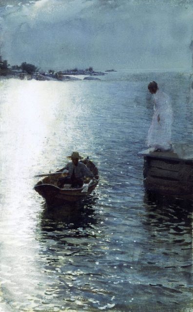 Anders Zorn, Sommarnoje, 1886 (nocturne)
