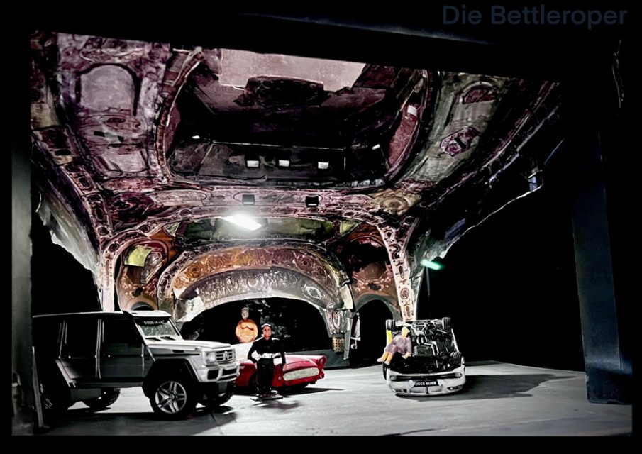 Aurel Lenfert’s model for The Beggar’s Opera.
