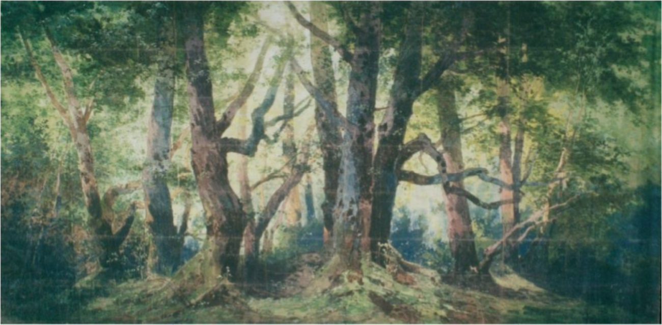Painted backdrop by the Brückner brothers for A Midsummer Night’s Dream, c. 1900.