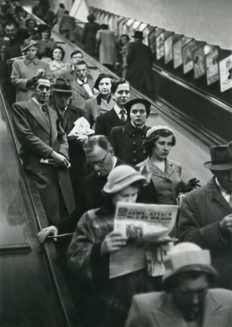 Henri Cartier-Bresson, Escalator, mid-20th century.