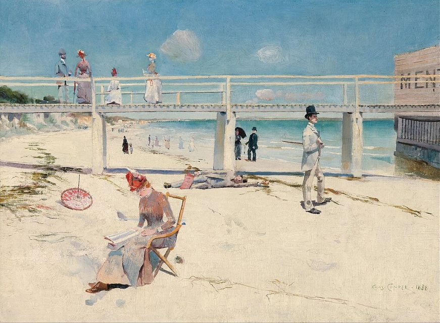 Charles Conder, Holiday at Mentone, 1888