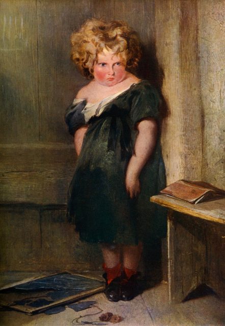 Sir Edwin Landseer, A Naughty Child, 1834.