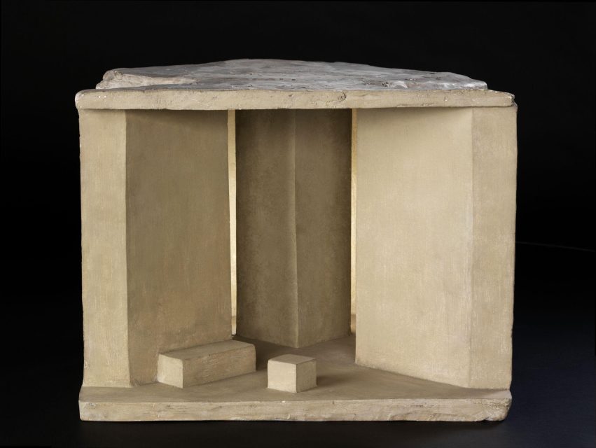Edward Gordon Craig’s model for Hamlet is almost a sculpture.
