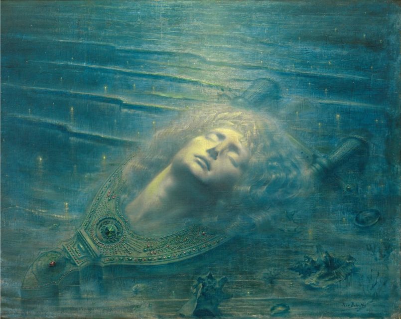 Jean Delville, The Death of Orpheus, 1893. Royal Museums of Fine Arts of Belgium, Brussels.