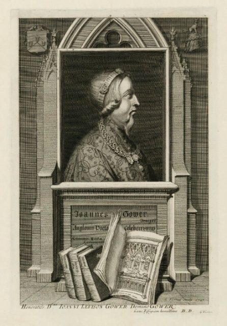 Portrait of John Gower. National Portrait Gallery, London.
