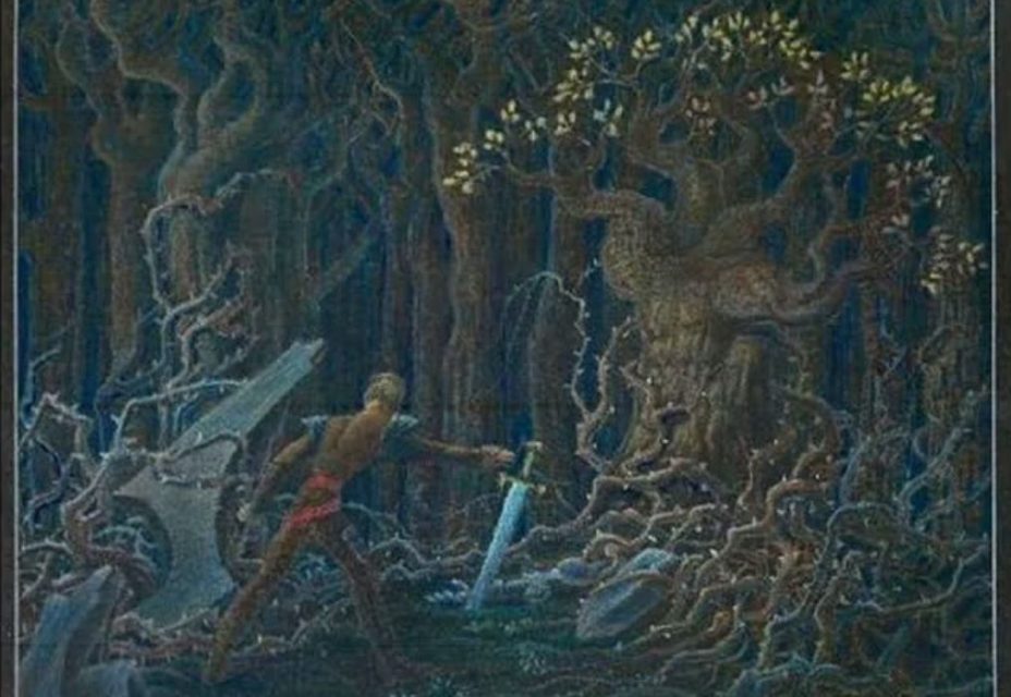 Kay Nielsen, concept art for Disney’s unrealised Sleeping Beauty project.