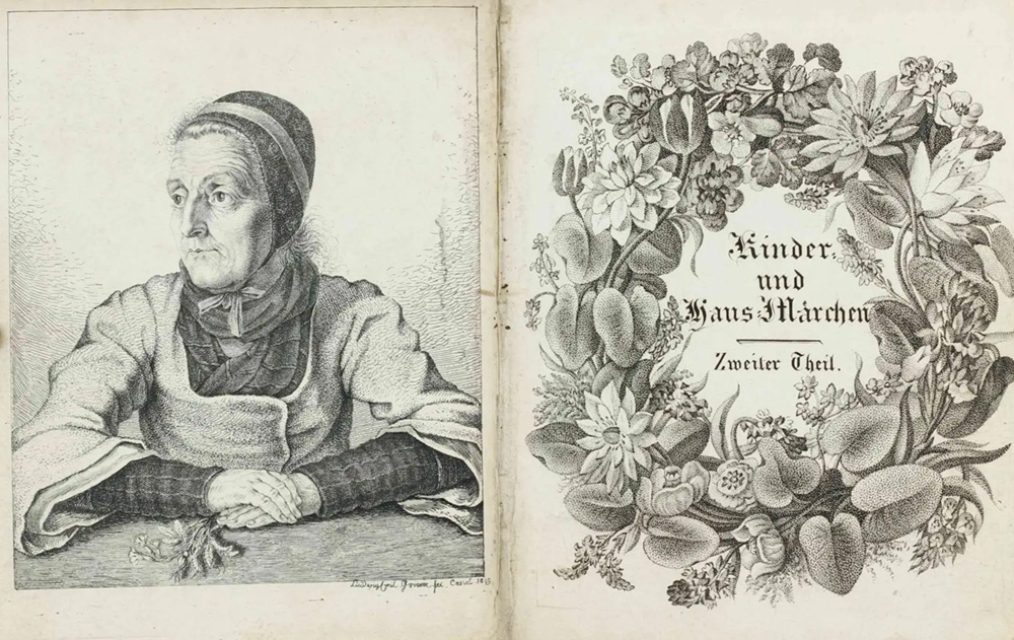 El niño testarudo apareció por primera vez en el segundo volumen de los Kinder- und Hausmärchen (Cuentos de la infancia y del hogar) de los hermanos Grimm, en 1815. Frontispicio y portada, con un retrato de Dorothea Viehmann realizado por Ludwig Emil Grimm.