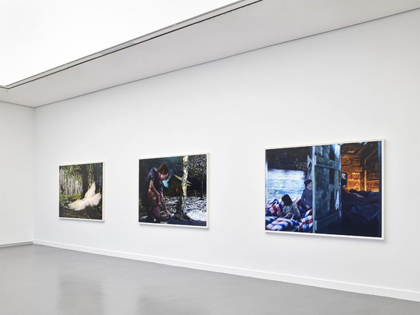 The painting at the exhibition Märchen, Kunsthalle Von der Heydt, 2021.