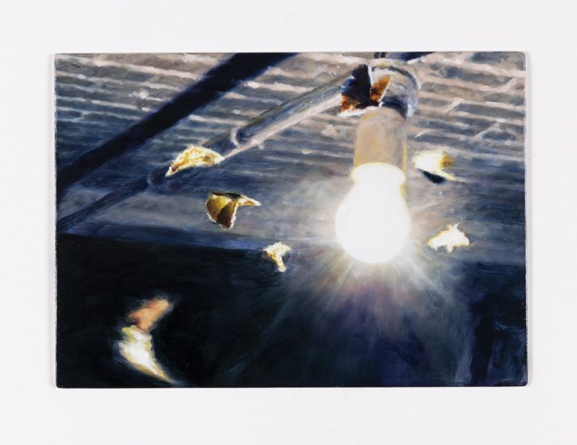 An oil sketch for Fläche und Durchmesser (Surface and Diameter).