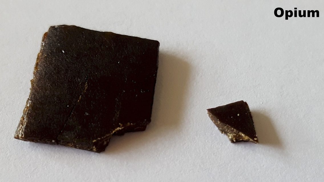 Raw opium
