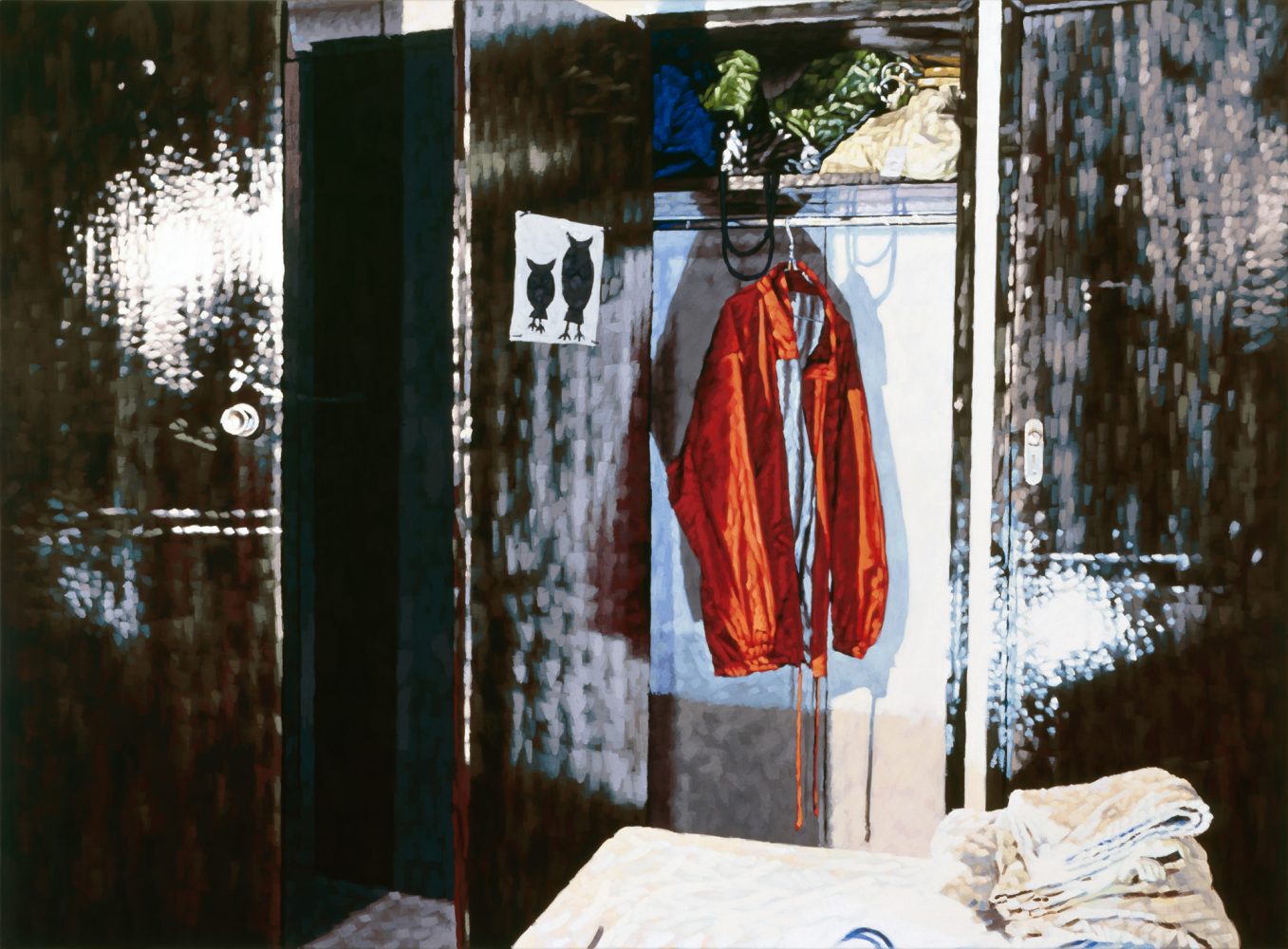 Philipp Fröhlich's painting (102L), 2008, tempera on canvas, 110 x 145 cm