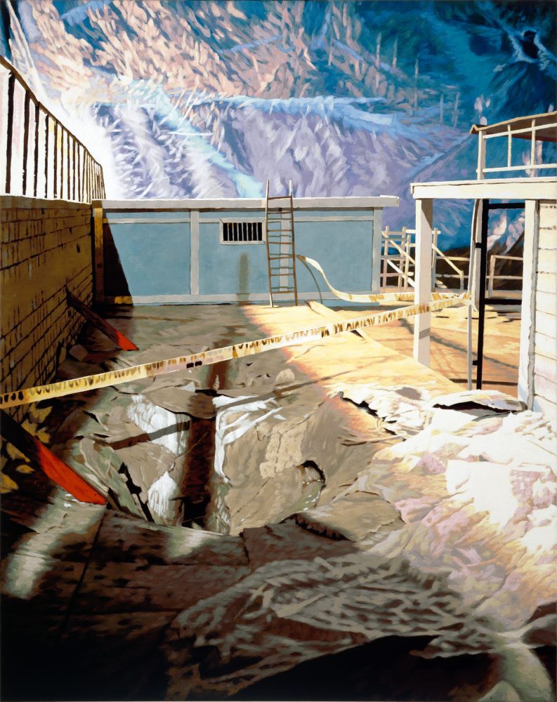 Philipp Fröhlich 001, 2005, tempera on canvas, 146 x 114 cm
