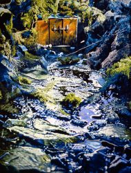 Philipp Fröhlich's painting (038L) from 2007, tempera on canvas, 280 x 210 cm