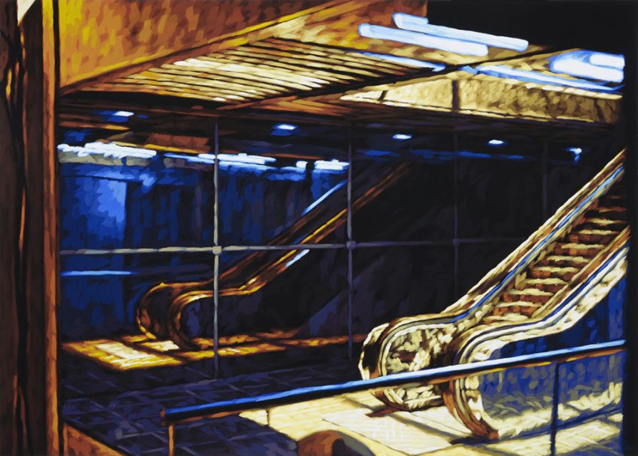 My tempera on paper (137P), 2010. 50 × 70 cm.