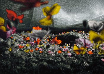 Philipp Fröhlich's painting Sleep Has His House (203L), 2016, tempera on canvas, 175 x 245 cm