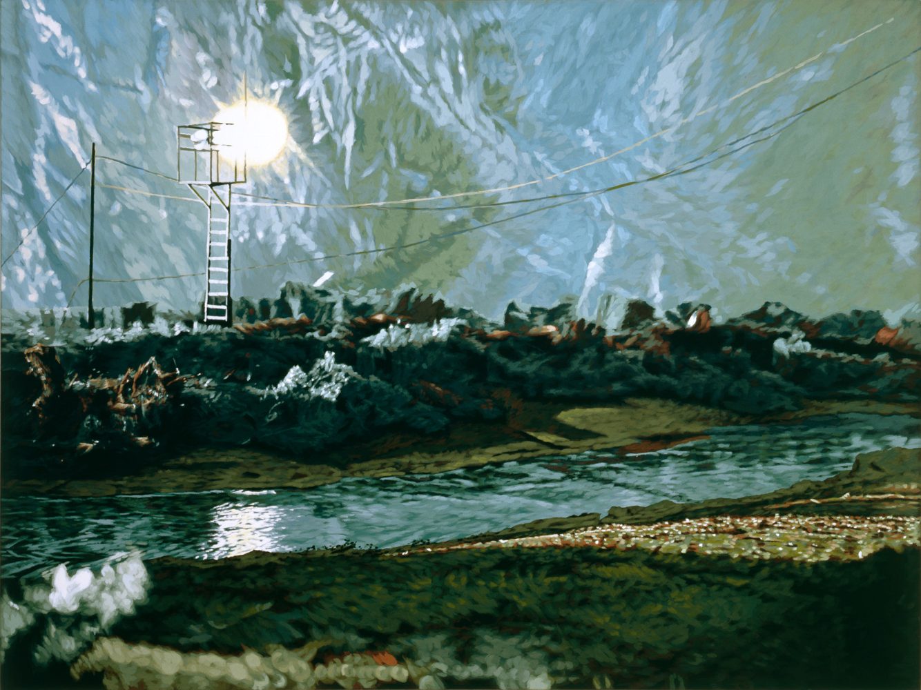 Philipp Fröhlich's (021L), 2004, tempera on canvas, 146 x 195 cm