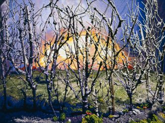 Philipp Fröhlich, (110L), 2009, tempera on canvas, 210 x 280 cm
