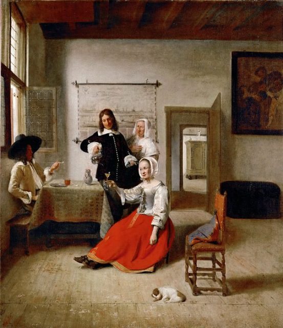 Pieter de Hooch, c. 1658.