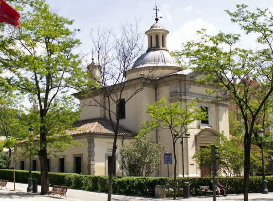 Exterior of the chapel San Antonio de la Florida, Madrid.