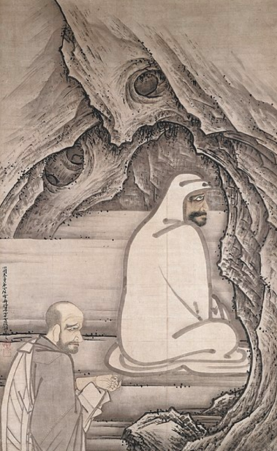 Sesshū Tōyō, Huike Offering His Arm to Bodhidharma, 1496