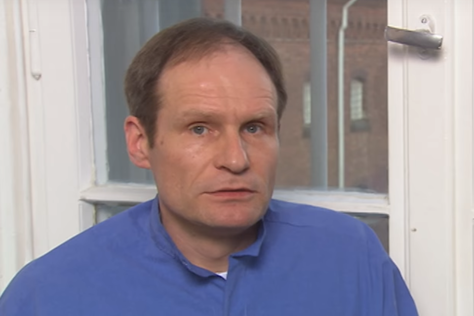 Armin Meiwes during a television interview, 2007.
