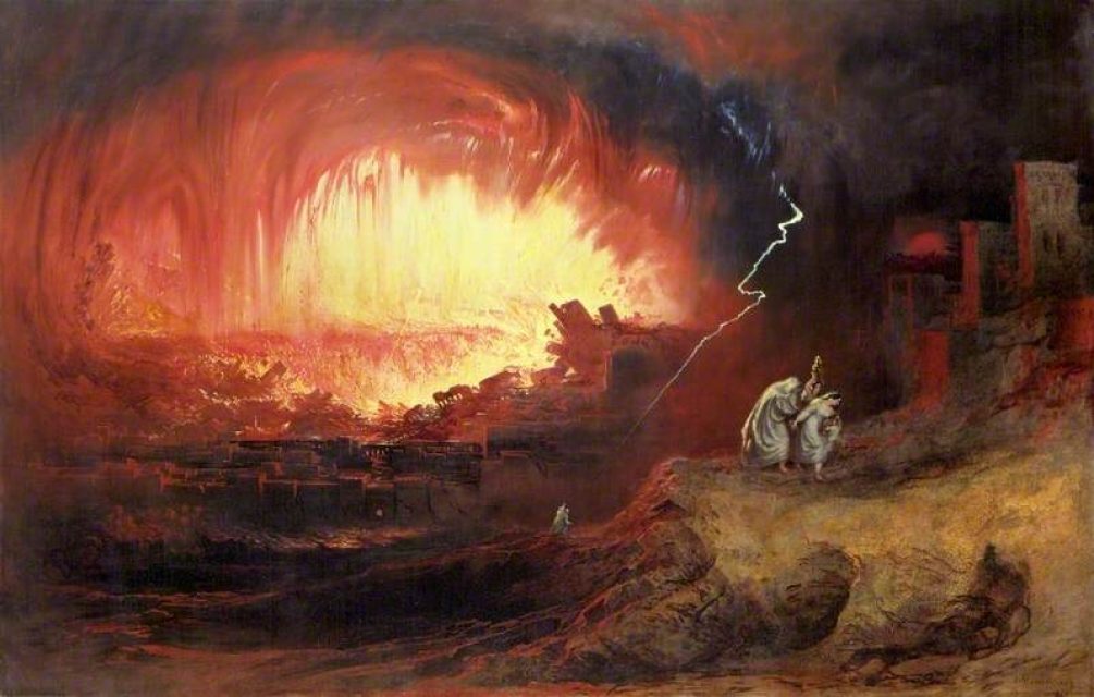 John Martin, The Destruction of Sodom and Gomorrah (c. 1852)