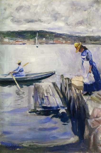 Edvard Munch, Summer Day on the Pier, c. 1888