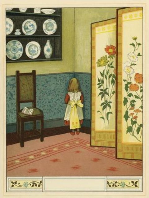 John George Sowerby, The Punished Child, from At Home, 1881.