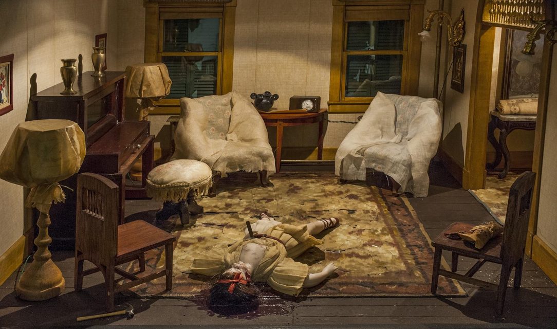 Parsonage Parlor, another of Frances Glessner Lee’s Nutshell Studies.