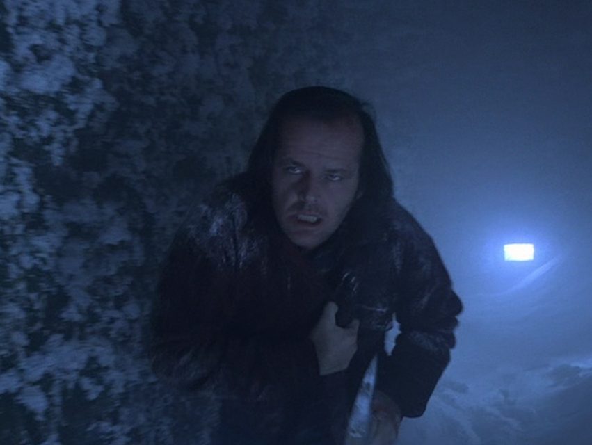 In the end, he freezes to death in the maze.