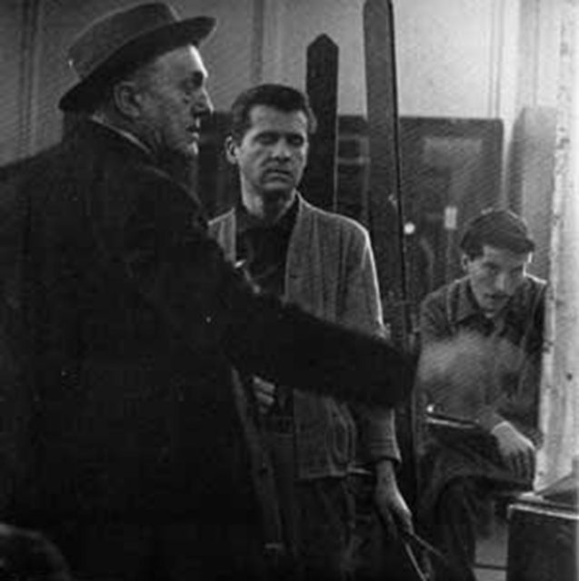 teaching1950Beckmann Max Beckmann teaching in New York, late 1940s.