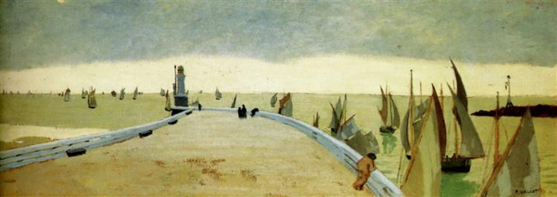 Félix Vallotton, The Pier at Honfleur, 1901