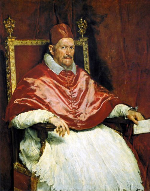 Diego Velázquez, Portrait of Pope Innocent X, 1650.